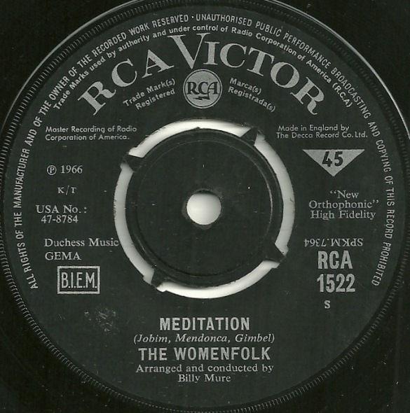 The Womenfolk - The Last Thing On My Mind / Meditation