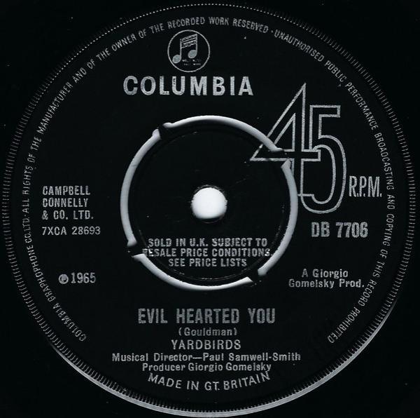 The Yardbirds - Evil Hearted You