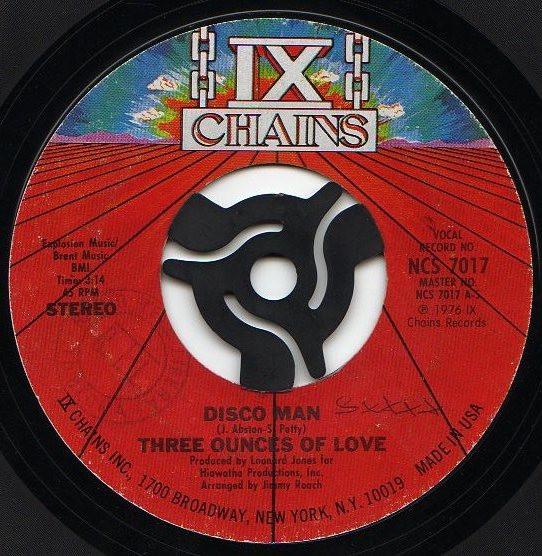 Three Ounces Of Love - Disco Man