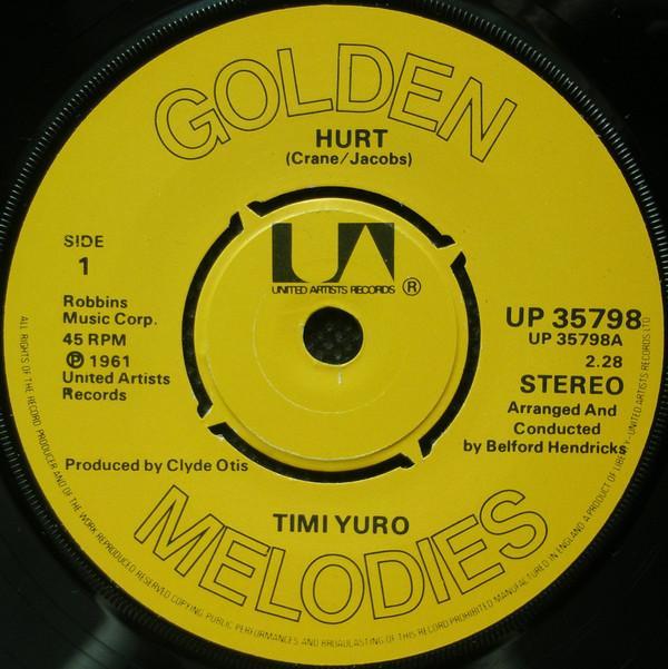 Timi Yuro - Hurt / Just Say I Love Him