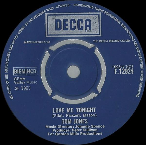 Tom Jones - Love Me Tonight