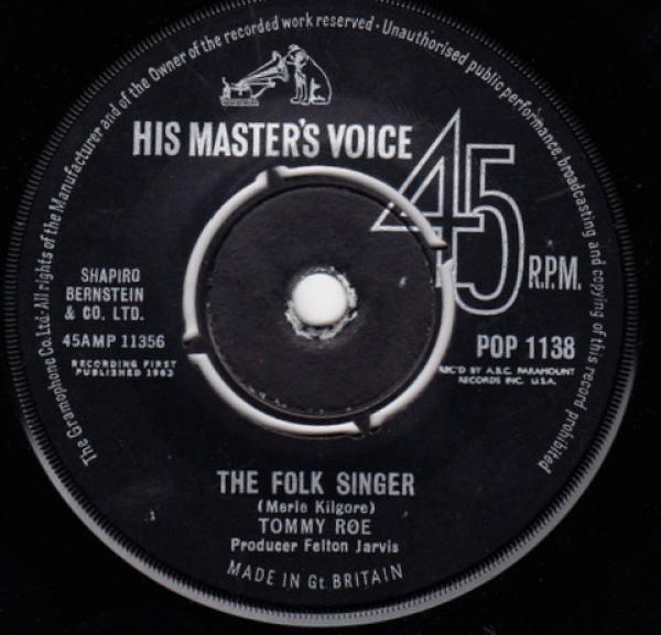 Tommy Roe - The Folk Singer