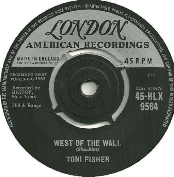 Toni Fisher - West Of The Wall