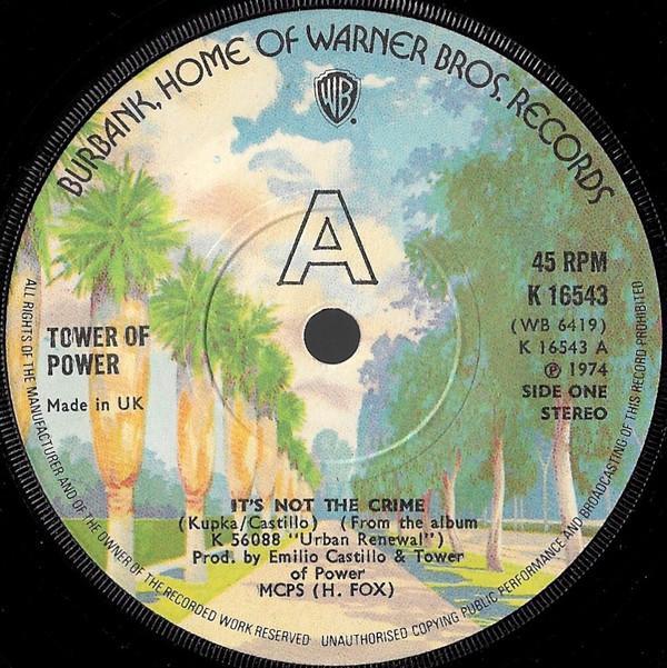 Tower Of Power - It's Not The Crime / Only So Much Oil In The Ground