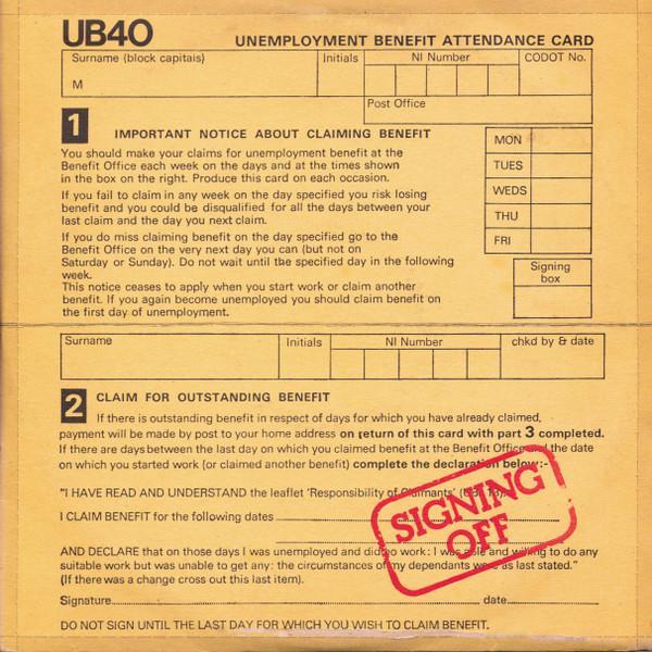UB40 - Signing Off