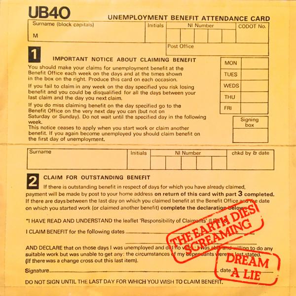 UB40 - The Earth Dies Screaming / Dream A Lie
