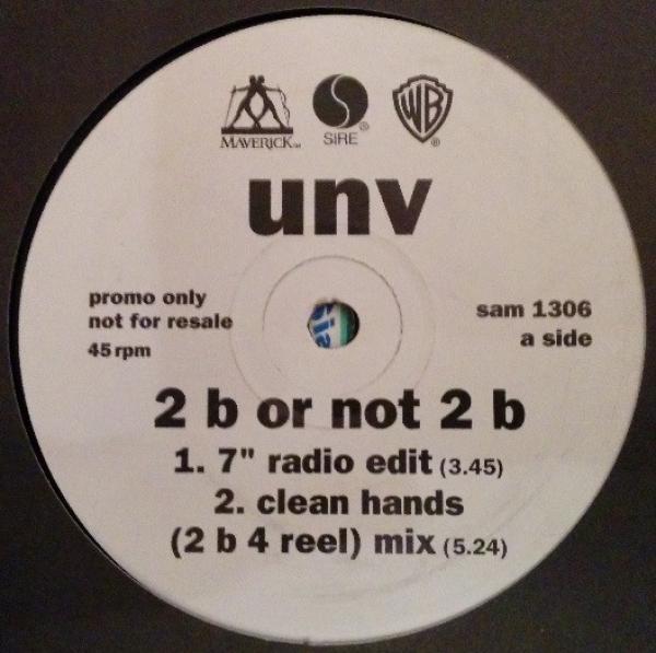 UNV - 2 B Or Not 2 B