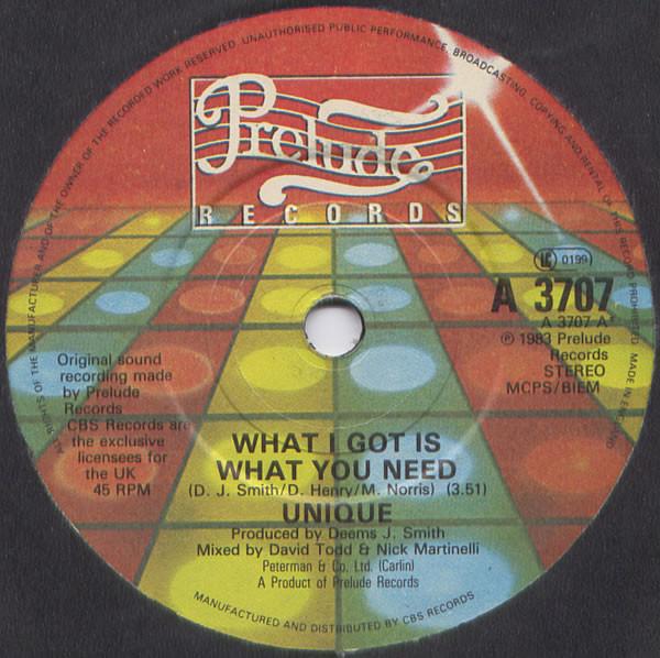 Unique (5) - What I Got Is What You Need