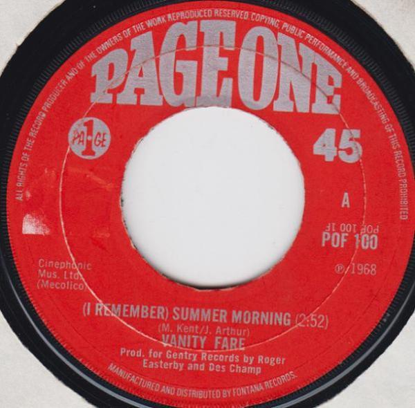 Vanity Fare - (I Remember) Summer Morning