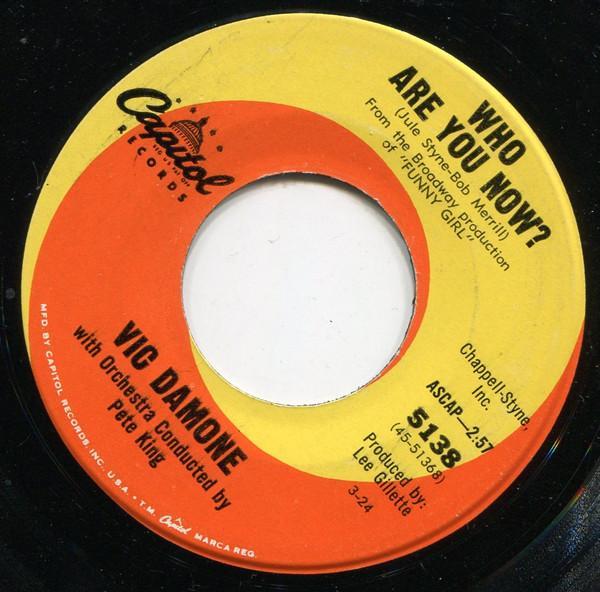 Vic Damone - Who Are You Now?