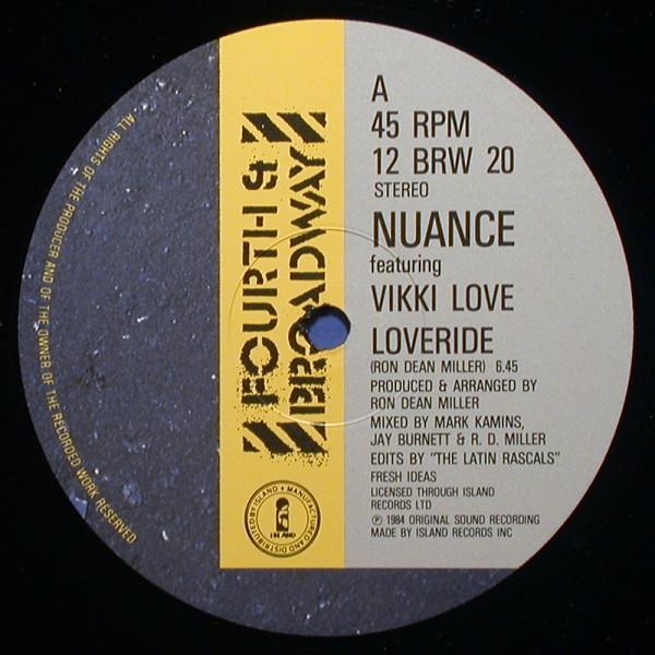Vikki Love, Nuance - Loveride