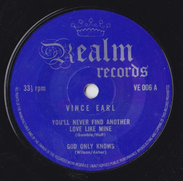 Vince Earl - You'll Never Find Another Love Like Mine