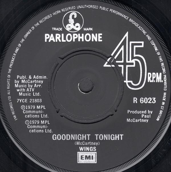Wings  - Goodnight Tonight