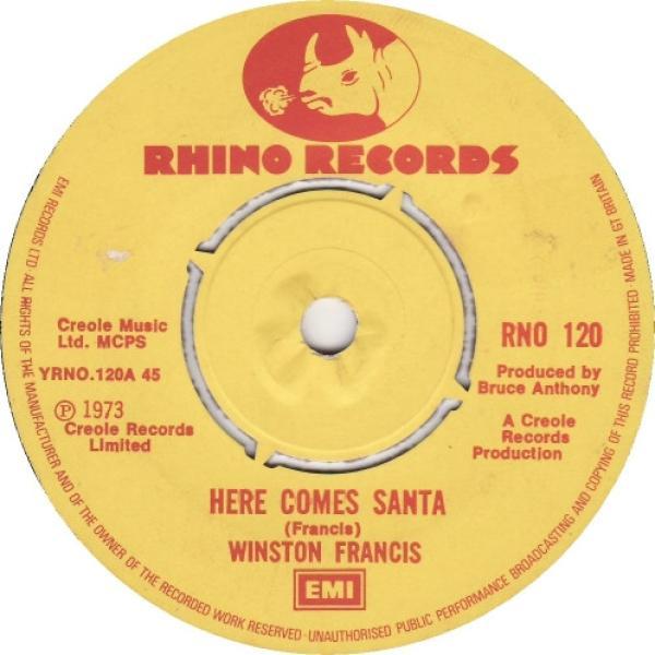 Winston Francis - Here Comes Santa / Our World Tomorrow