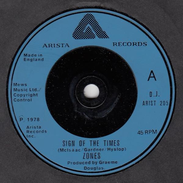 Zones (2) - Sign Of The Times